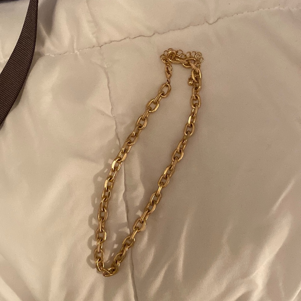 simple gold plated chain